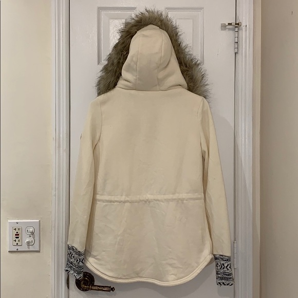 Hollister Sherpa lined faux fur hooded coat - Picture 7 of 8